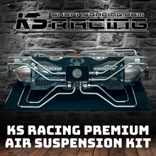 Load image into Gallery viewer, BMW 3 Series E30 4cyl 43mm 82-90 Premium Wireless Air Suspension Kit - KS RACING — KS Racing Australia