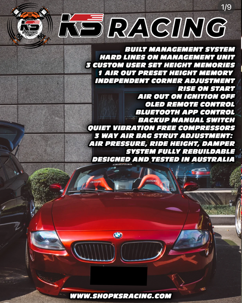 BMW X1 E84 09-15 Premium Wireless Air Suspension Kit - KS RACING — KS Racing Australia