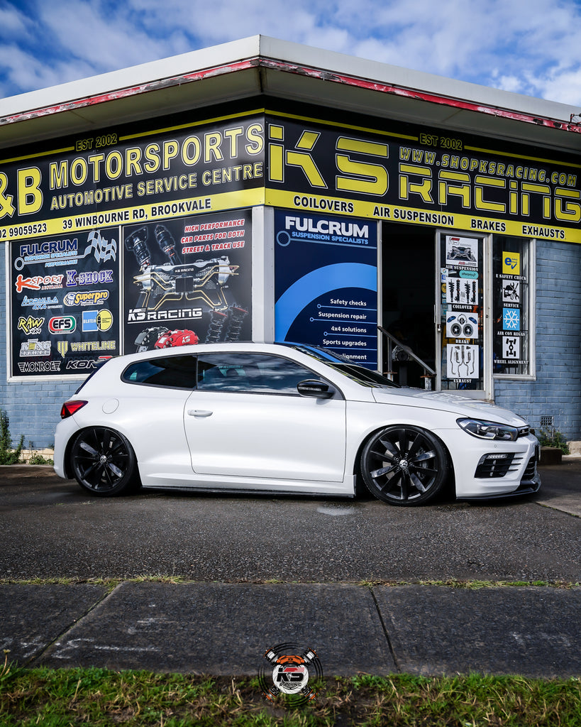 Volkswagen Scirocco R 2WD 09-UP Premium Wireless Air Suspension Kit — KS Racing Australia