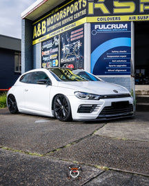 Volkswagen Scirocco 08-17 Air Lift Performance 3P Single ViAir 444c Air Suspension with KS RACING — KS Racing Australia