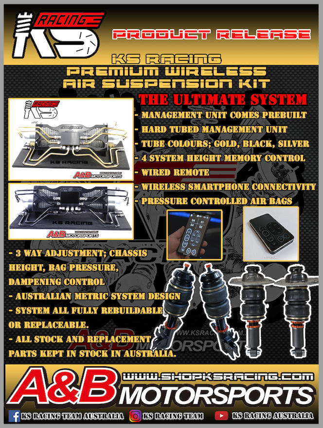 Ford Falcon Premium Wireless Air Suspension Kit - KS RACING — KS Racing Australia