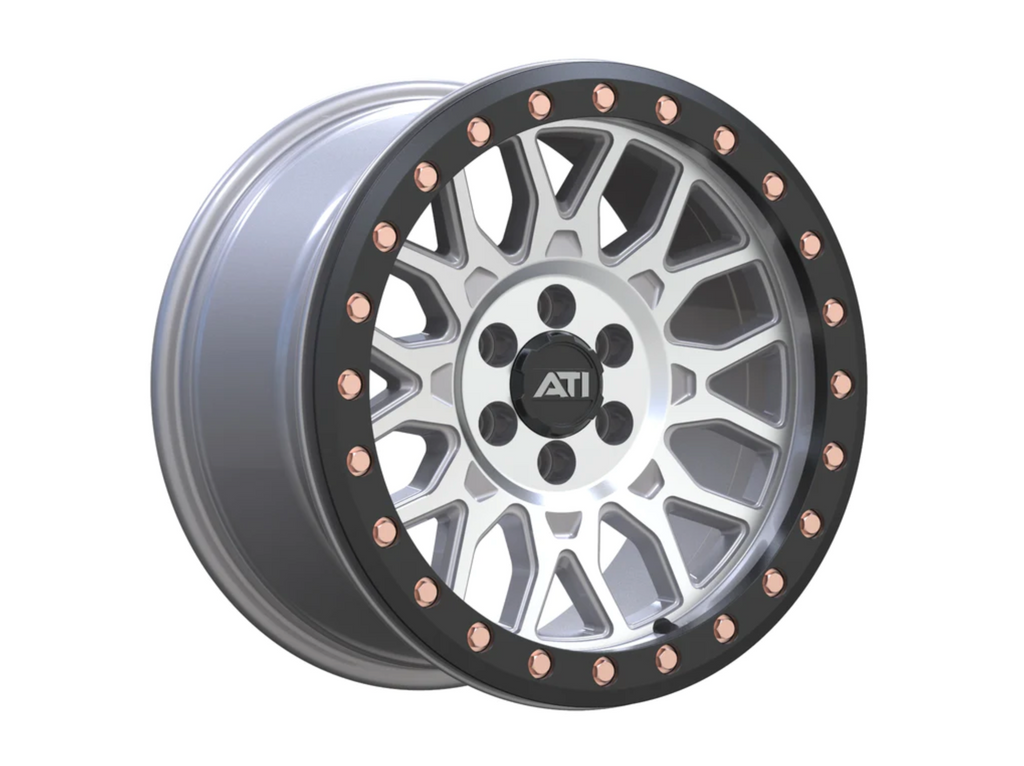 AT-01 17X8.5 HYBRID BEADLOCK WHEEL - MACHINED (6X114.3) — KS Racing Australia