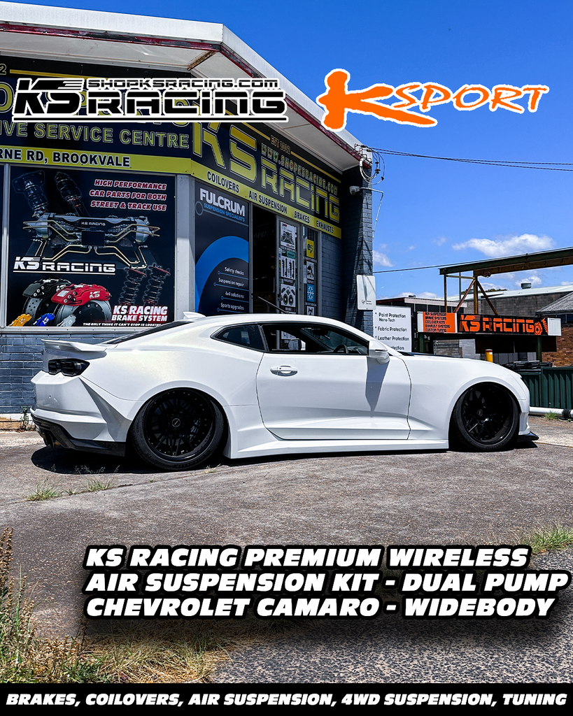 Chevrolet Camaro ZL1 15-UP Premium Wireless Air Suspension Kit - KS RACING — KS Racing Australia