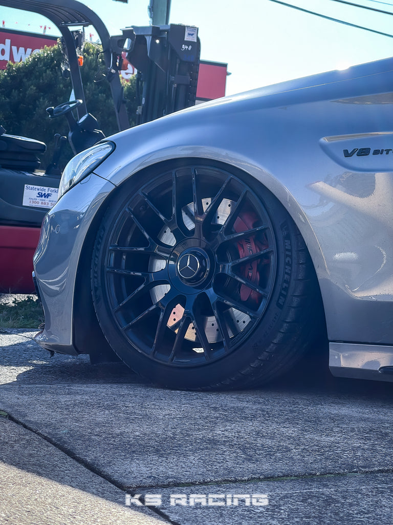 Mercedes Benz C-Class W205 4WD 15-UP Premium Wireless Air Suspension Kit - KS RACING — KS Racing Australia