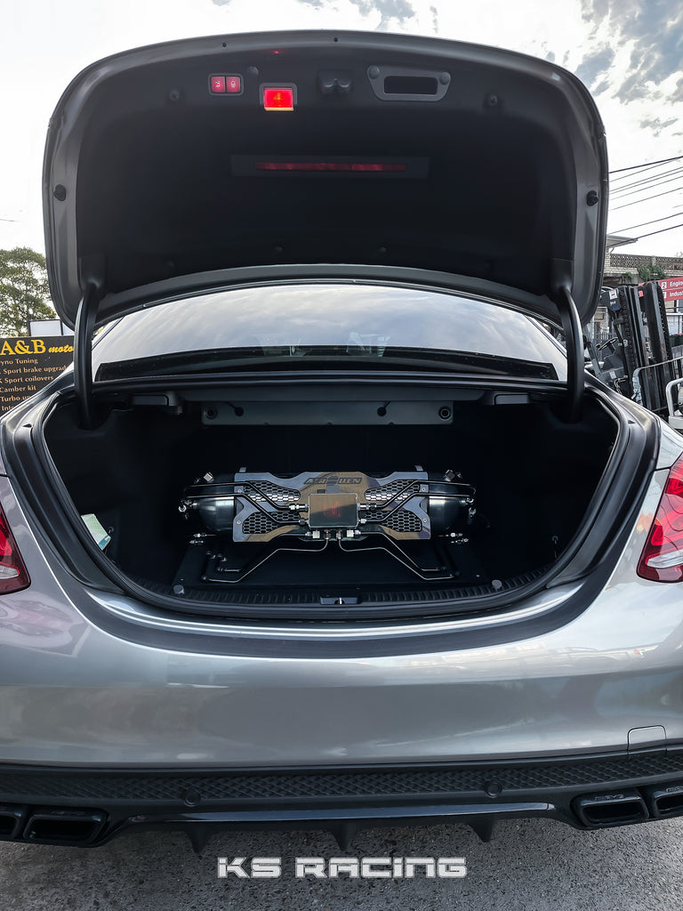 Mercedes Benz C-Class W205 2WD 15-UP Premium Wireless Air Suspension Kit - KS RACING — KS Racing Australia