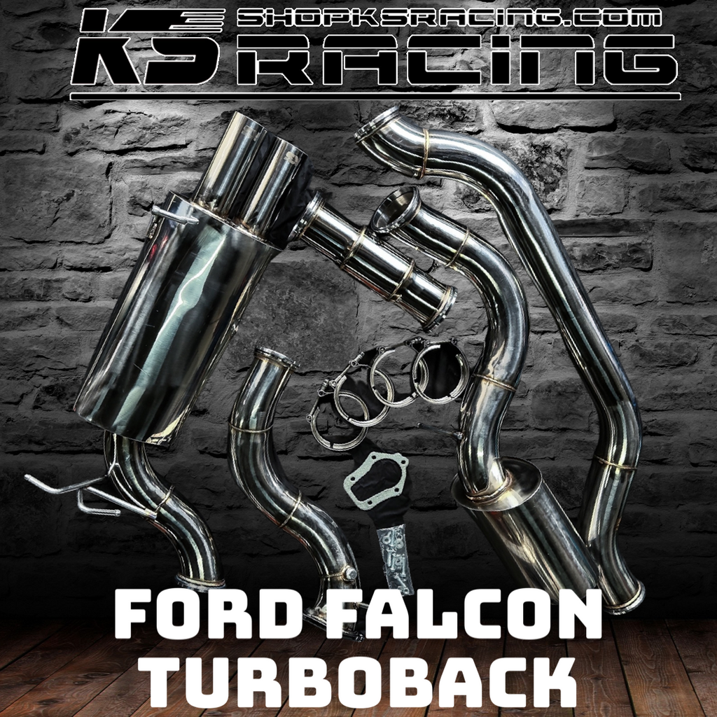 Ford Falcon BA 4" Turboback - KS RACING EXHAUST — KS Racing Australia