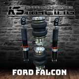 Ford Falcon G6E Air Suspension Adjustable Strut & Air Bag Rear Only - KS RACING