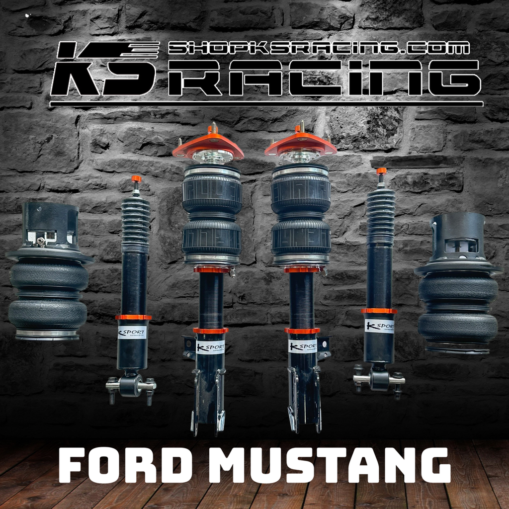 Ford Mustang 15-UP Air Suspension Air Struts Front and Rear - KSPORT — KS Racing Australia