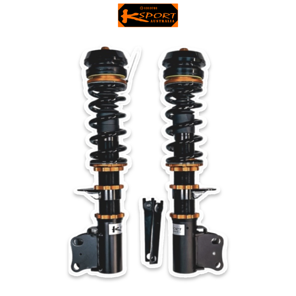 Holden Commodore VR VS Sedan Front Only with Strut Tops - KSPORT Front Coilover Kit — KS Racing Australia