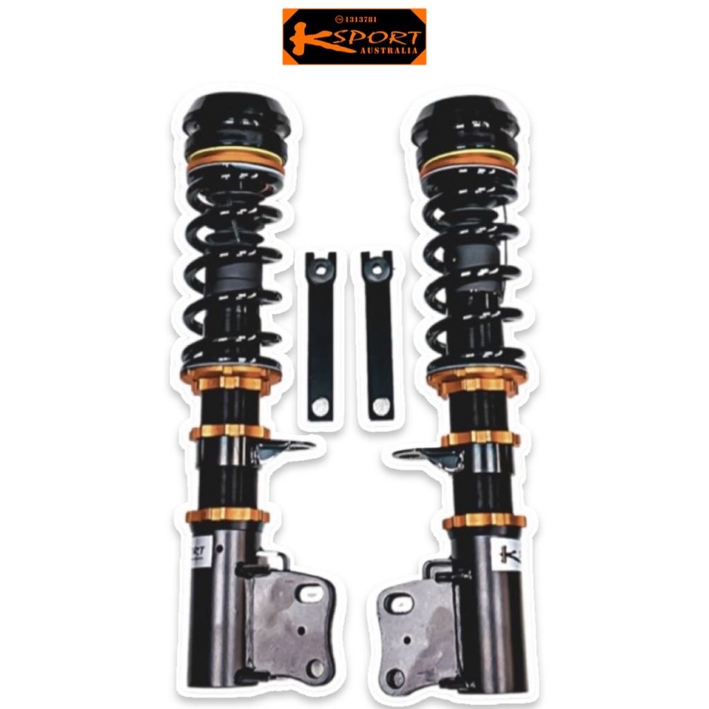 Holden Commodore VR VS Ute Solid Diff Front Only with Strut Tops - KSPORT Front Coilover Kit — KS Racing Australia