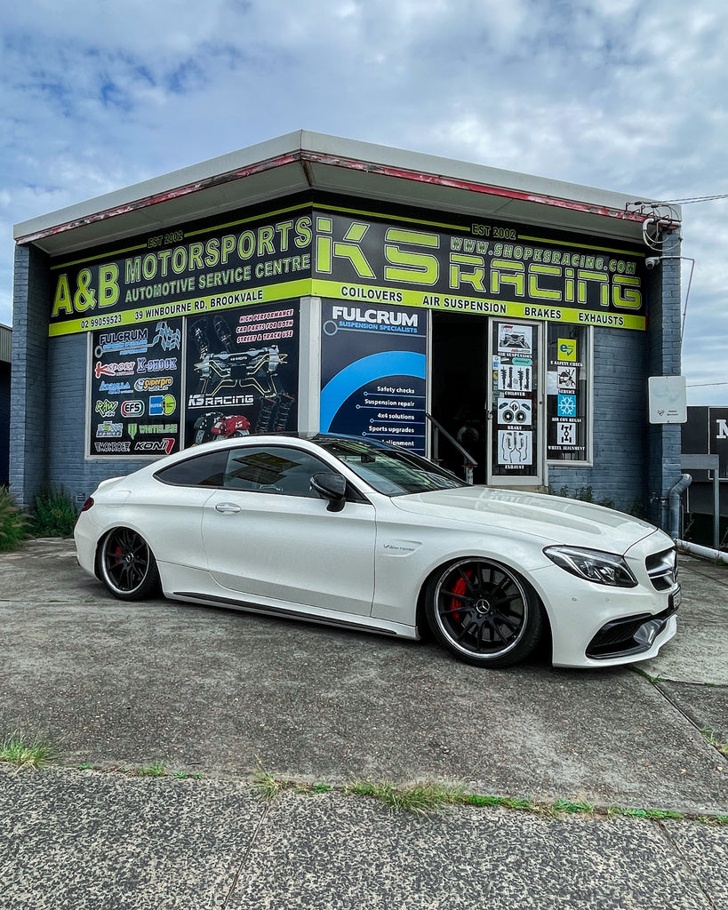 Mercedes Benz C63 C63S AMG C205 Premium Wireless Air Suspension Kit - KS RACING — KS Racing Australia