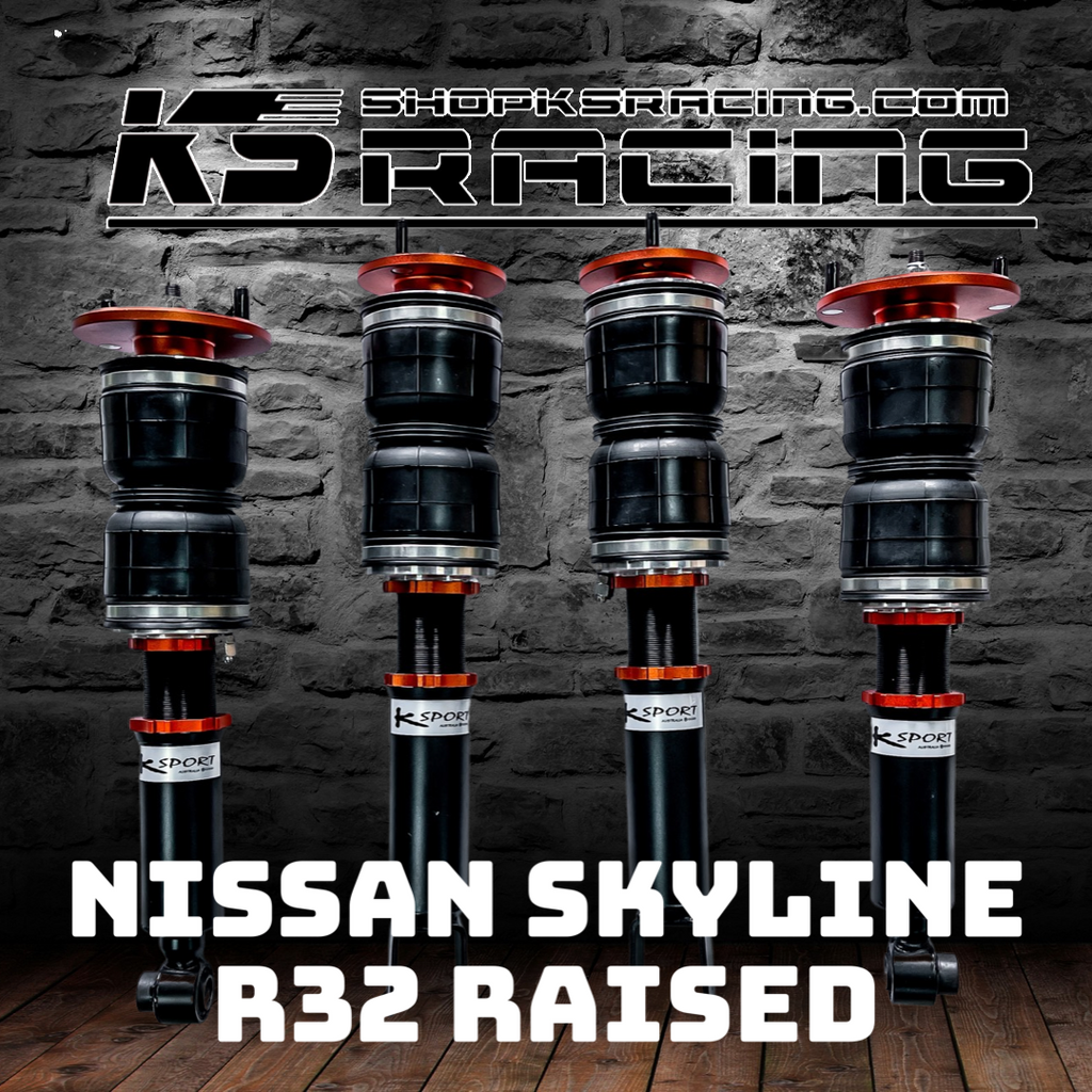 Nissan Skyline R32 GTR Air Suspension Air Struts Front and Rear - K SPORT — KS Racing Australia