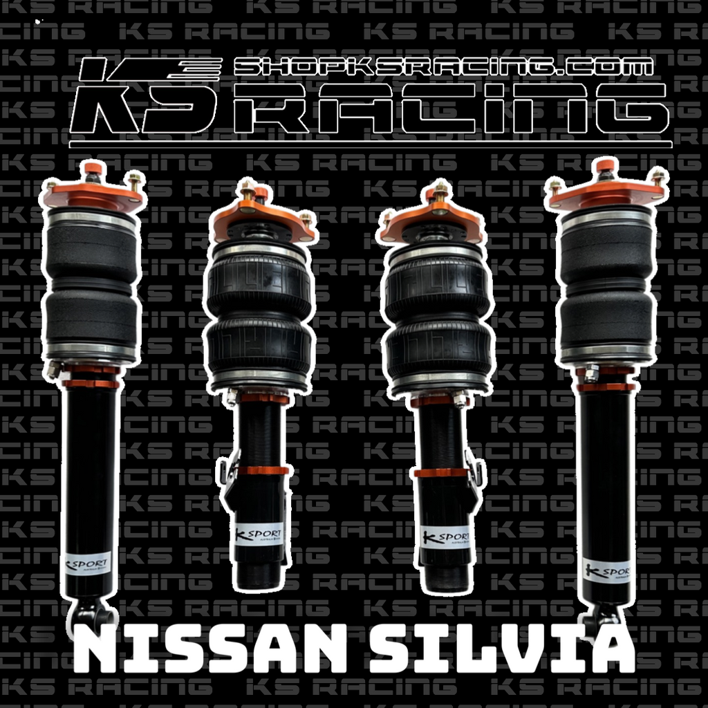 Nissan Silvia S14 S15 95-02 Air Suspension Air Struts Front and Rear - K SPORT — KS Racing Australia