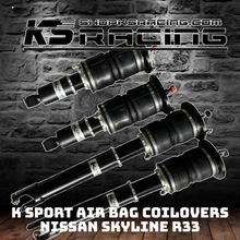 Load image into Gallery viewer, Nissan Skyline R33 GTR Air Suspension Air Struts Front and Rear - K SPORT — KS Racing Australia