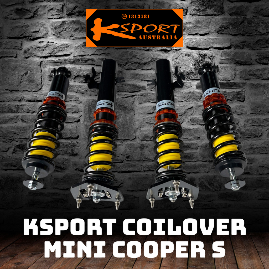 Mini COOPER S R53 aftermarket wheel or wheel spacer may be required 02-06 - KSPORT Coilover Kit — KS Racing Australia