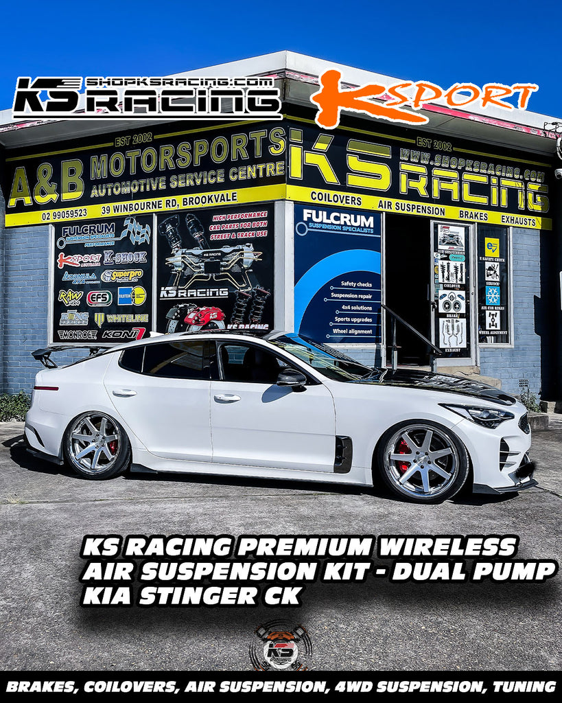Kia Stinger CK 17-UP Premium Wireless Air Suspension Kit - KS RACING — KS Racing Australia