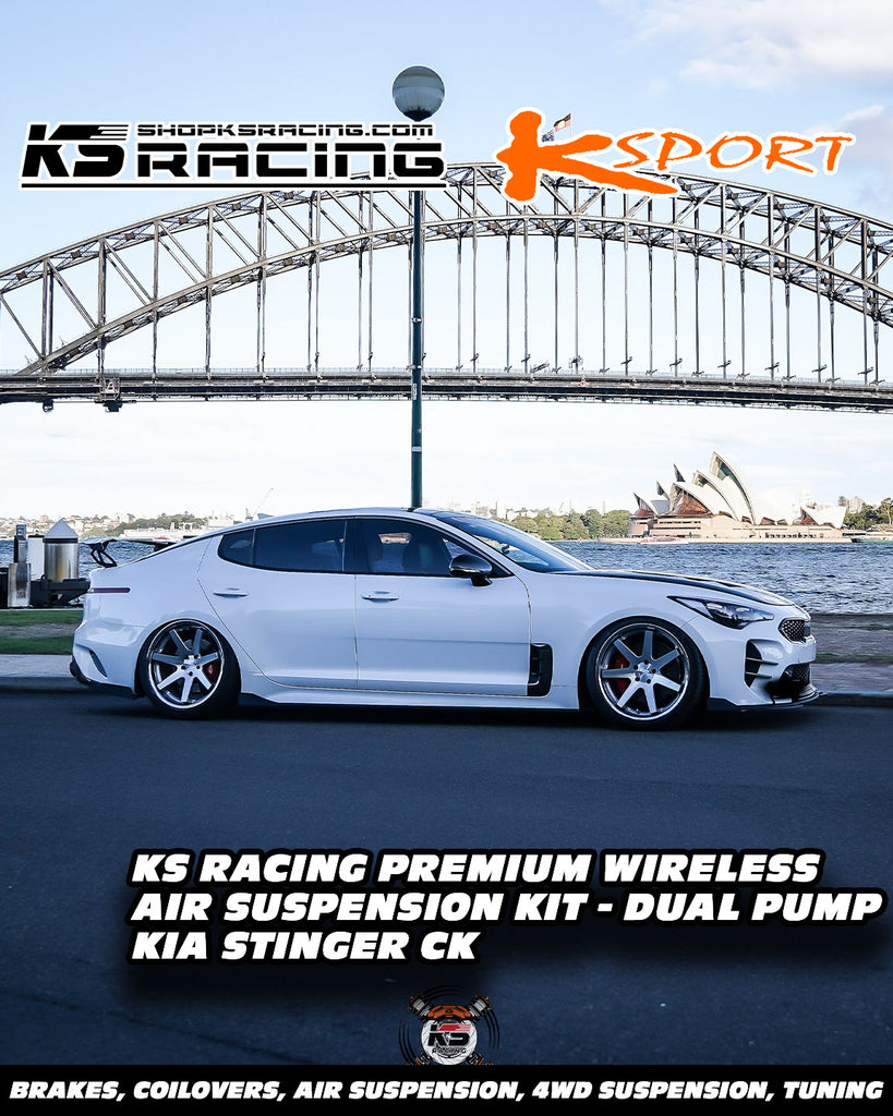 Kia Stinger CK 17-UP Premium Wireless Air Suspension Kit - KS RACING — KS Racing Australia