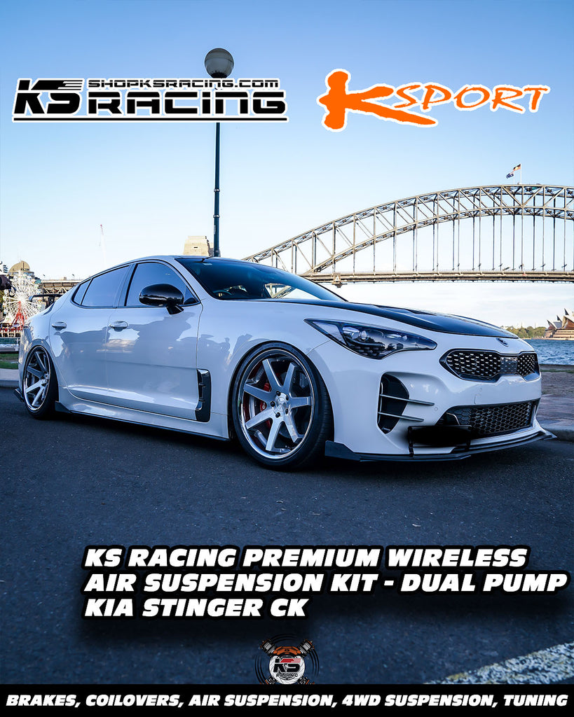 Kia Stinger CK 17-UP Premium Wireless Air Suspension Kit - KS RACING — KS Racing Australia