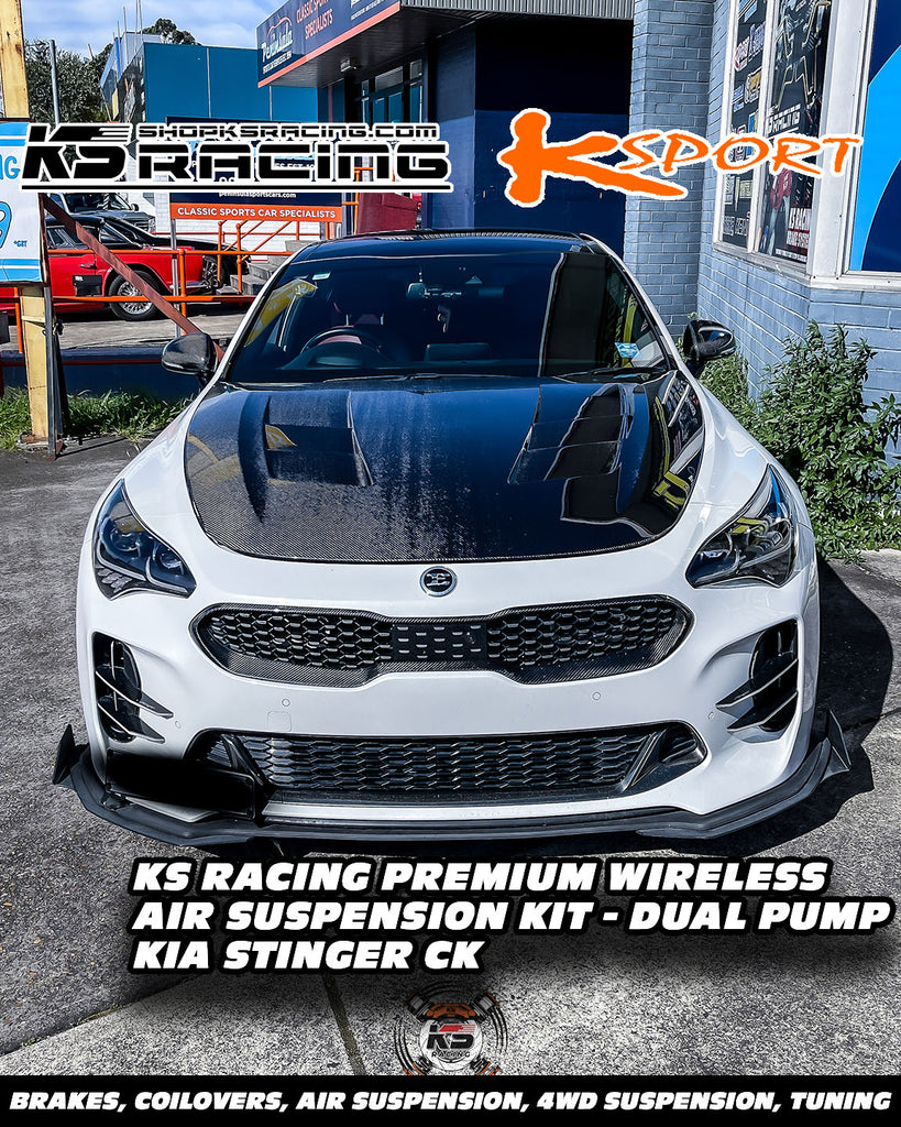 Kia Stinger CK 17-UP Premium Wireless Air Suspension Kit - KS RACING — KS Racing Australia