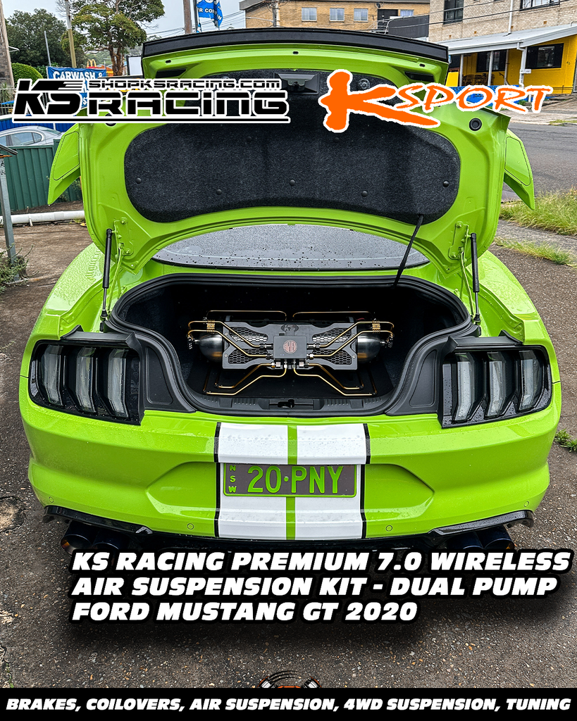 Ford Mustang D2C / S197 05-14 Premium Wireless Air Suspension Kit - KS RACING — KS Racing Australia