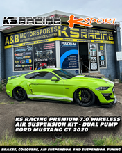 Load image into Gallery viewer, Ford Mustang 15-UP Premium Wireless Air Suspension Kit - KS RACING — KS Racing Australia