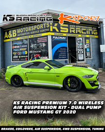 Ford Mustang 15-UP Premium Wireless Air Suspension Kit - KS RACING — KS Racing Australia