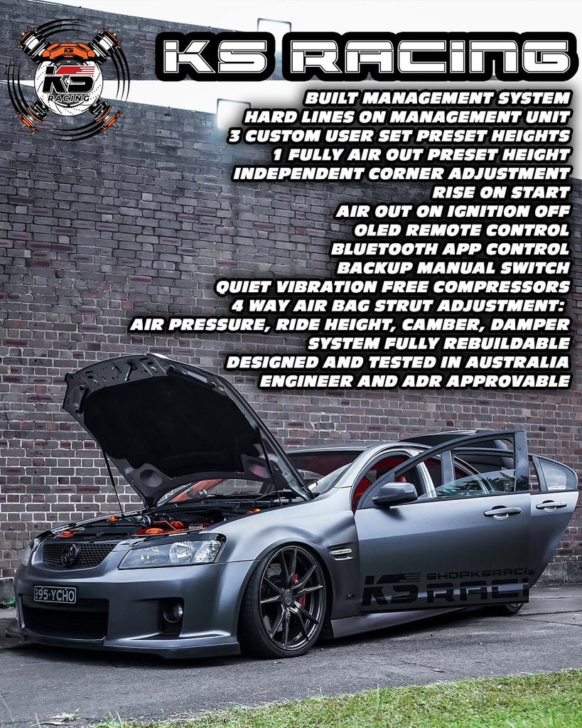 Holden Commodore Premium Wireless Air Suspension Kit - KS RACING — KS Racing Australia