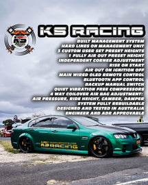 Holden Commodore Premium Wireless Air Suspension Kit - KS RACING — KS Racing Australia