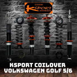 Volkswagen GOLF 5 MKV strut dia. 50mm, 4wd 03-08 - KSPORT Coilover Kit — KS Racing Australia
