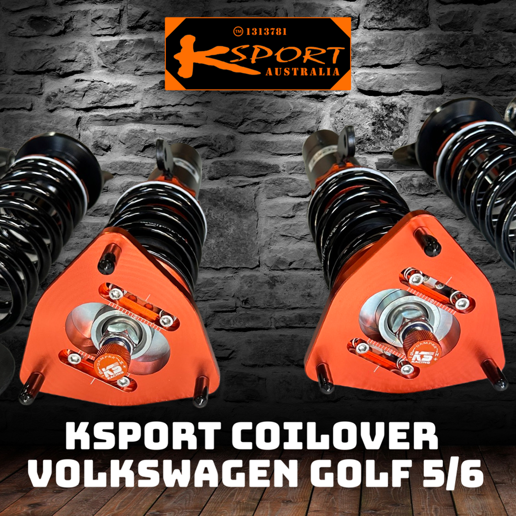 Volkswagen GOLF 6 MKVI strut dia. 50mm, 2wd 08-11 - KSPORT Coilover Kit — KS Racing Australia