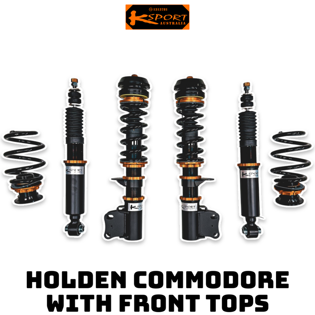 Holden Commodore VT VY VX Sedan with Front Strut Tops - KSPORT Coilover Set — KS Racing Australia