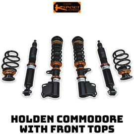 Holden Commodore VT VY VX Sedan with Front Strut Tops - KSPORT Coilover Set — KS Racing Australia