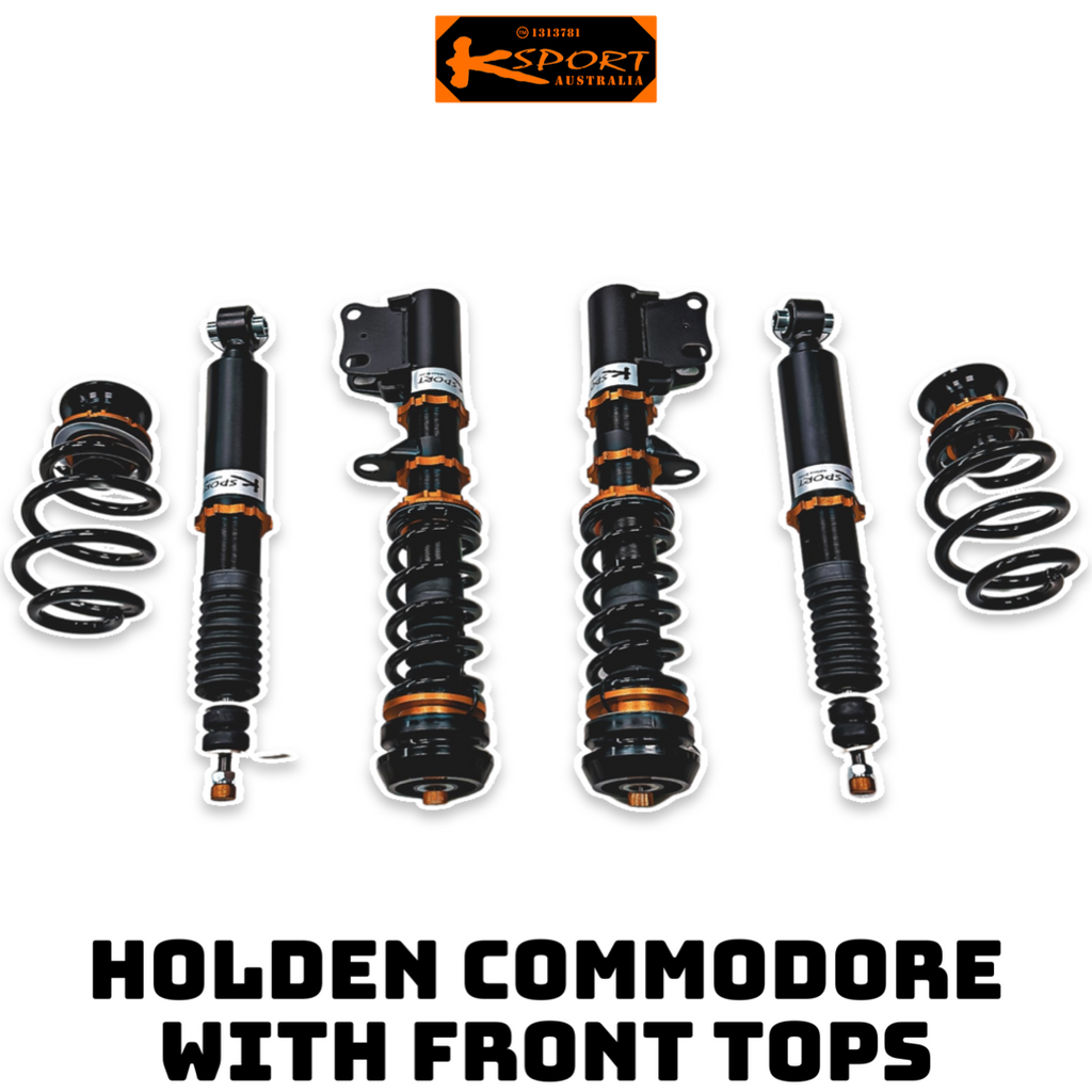 Holden Commodore VT VY VX Sedan with Front Strut Tops - KSPORT Coilover Kit — KS Racing Australia