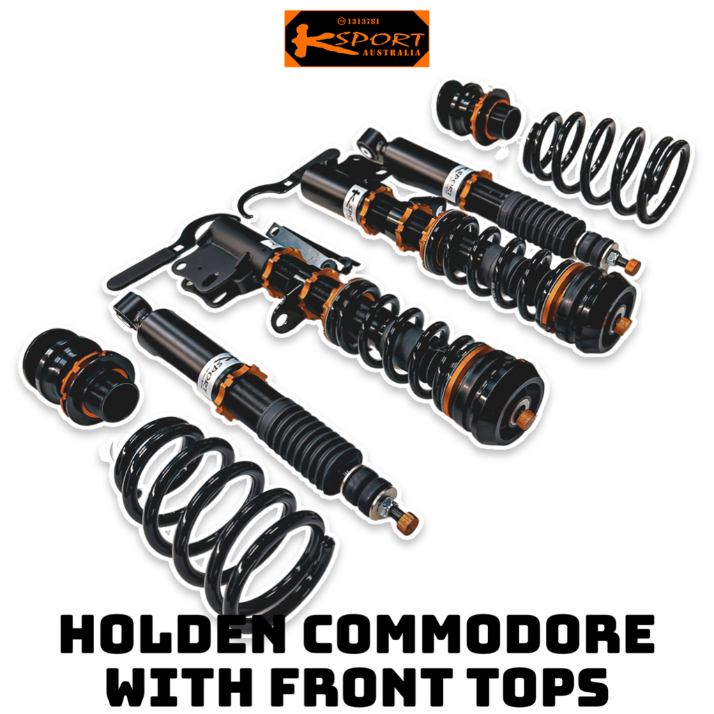 Holden Commodore VR VS Ute Solid Diff with Front Strut Tops - KSPORT Coilover Kit — KS Racing Australia