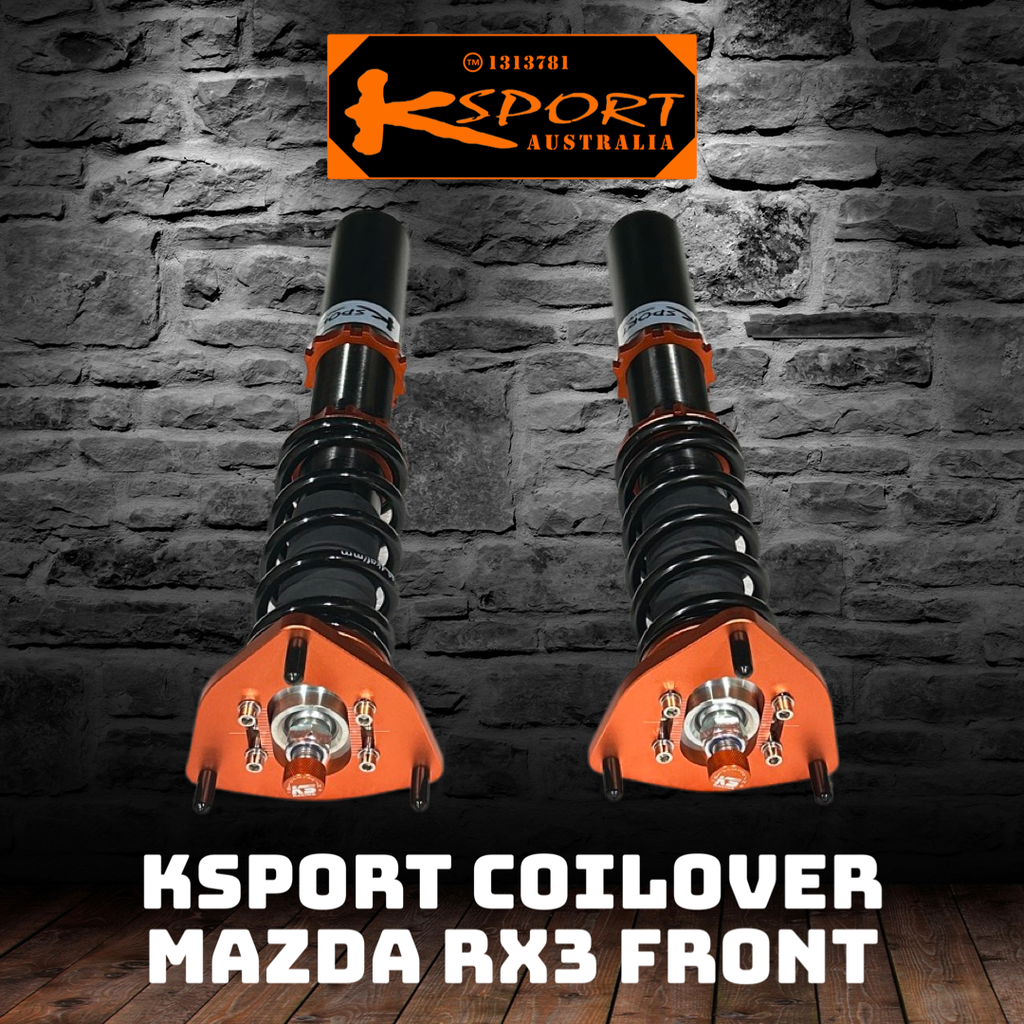 Mazda RX3 FRONT ONLY - KSPORT Coilover Set — KS Racing Australia