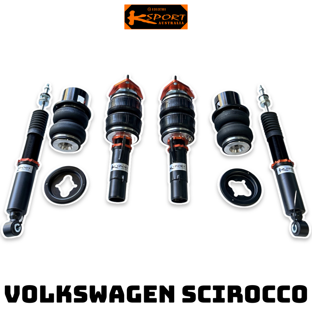 Volkswagon Scirocco 08-UP Premium Wireless Air Suspension Kit - KS RACING — KS Racing Australia