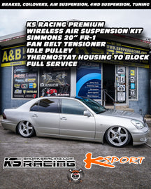 Lexus LS400 XF.10/XF.20 89-00 Premium Wireless Air Suspension Kit - KS RACING — KS Racing Australia